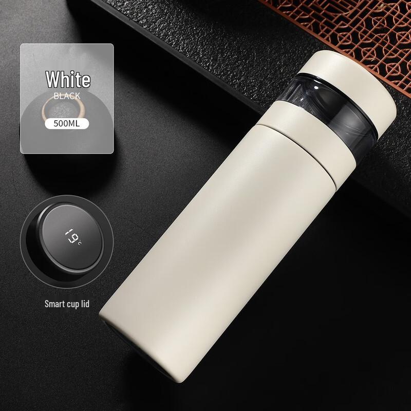 MRSIKEY Smart Titanium Insulated Tea Cup