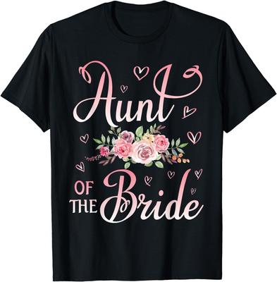 Tante der Braut Alles Gute zur Hochzeit Heiraten Verheiratet Tag Nichte Geschenk Unisex T-Shirt