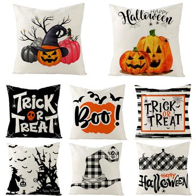 Nowa Poszewka na Halloween Domowa Tkanina Sofa Samochodowa Łóżko Nocne Poszewka na Poduszkę