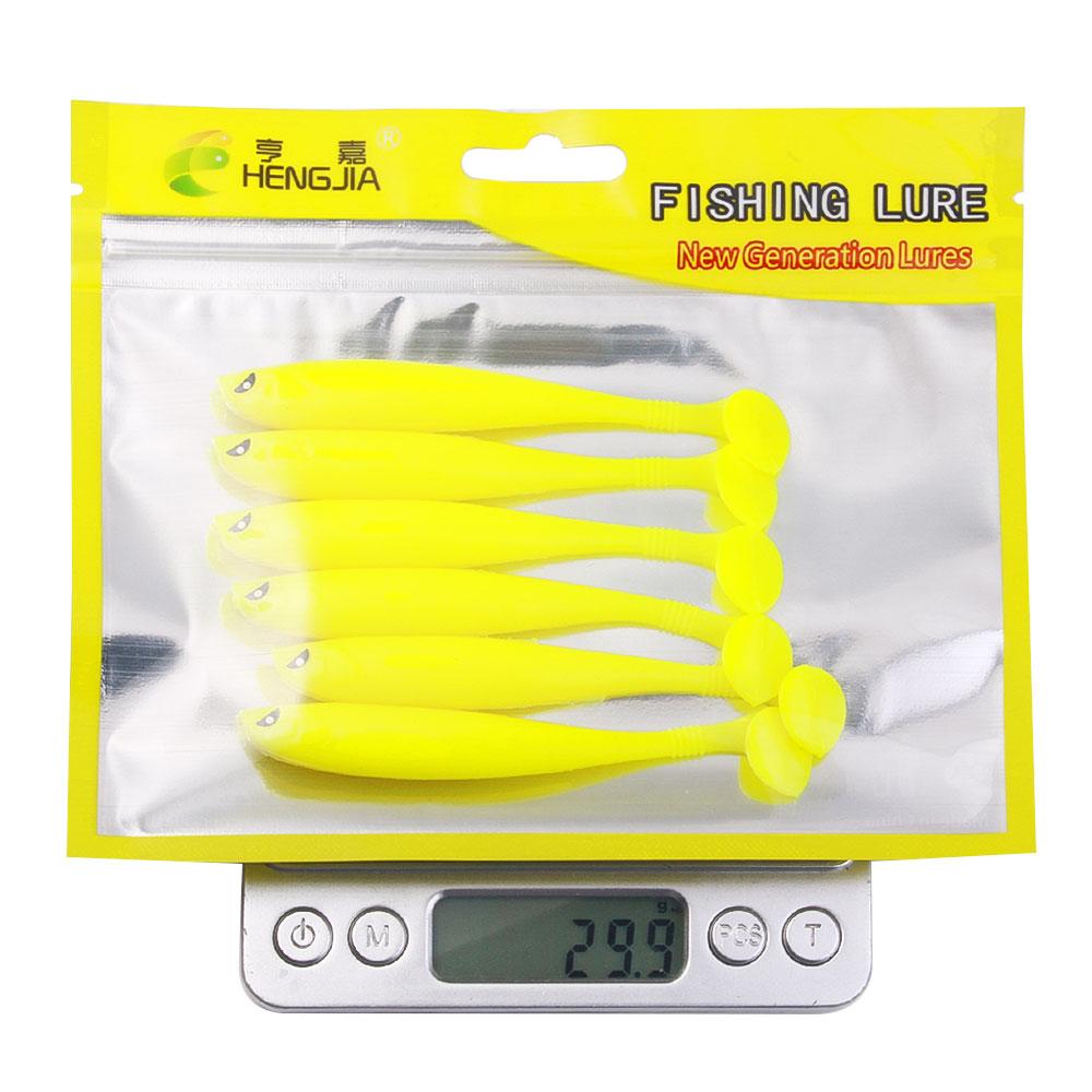 

6 шт./пакет, резиновые мягкие приманки, черви для рыбалки, воблеры на щуку, искусственные рыболовные приманки, ходунки, приманки Bass Shad, аксессуары для рыбалки