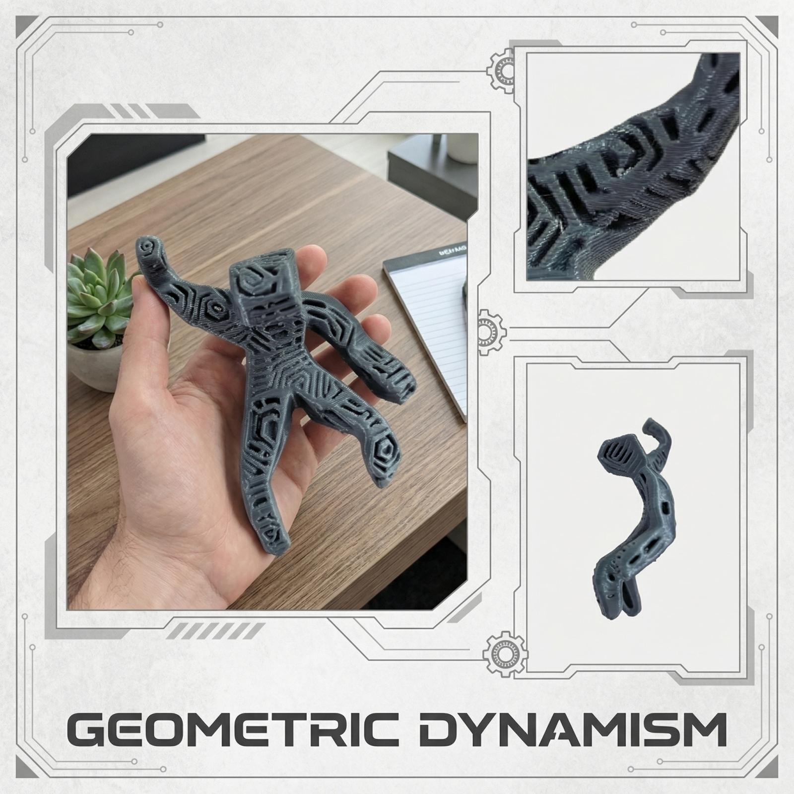 

3D Printed Colorful Children s Toy Ornaments Decompression Model Action Figures One Size білий