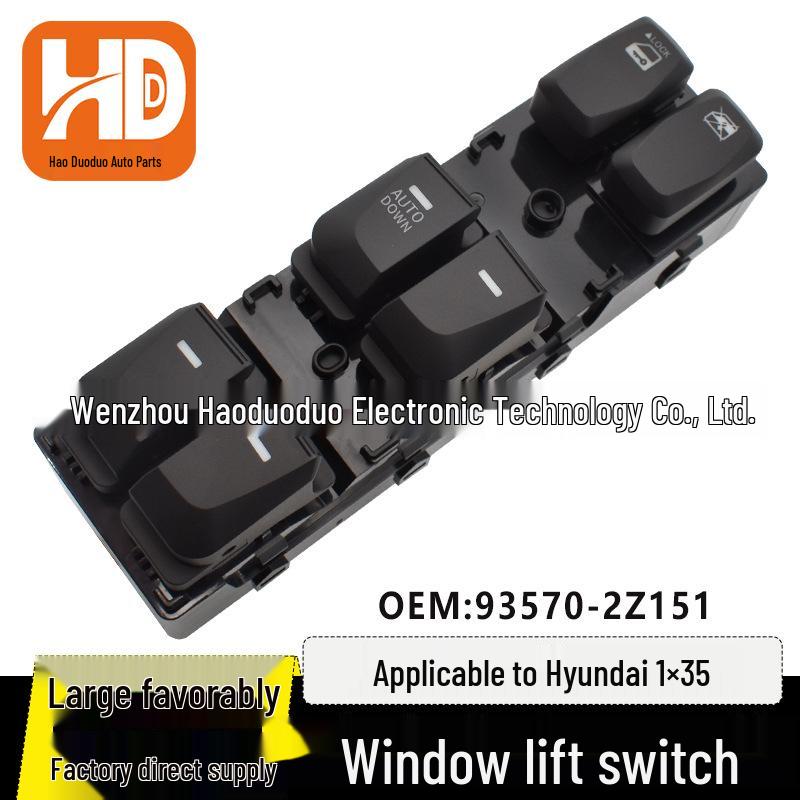 

Hyundai IX35 Передний левый переключатель электростеклоподъемника 93570-2Z151 Electric