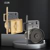 Concealed Privacy Pocket Door Lock with Knob for Sliding Doors