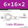 Extra Thick Galvanized Iron Flat Washer, Round, M3-M62