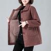 2023 Shearling Coat Women's Mid-Length Thickened Lambswool Fleece