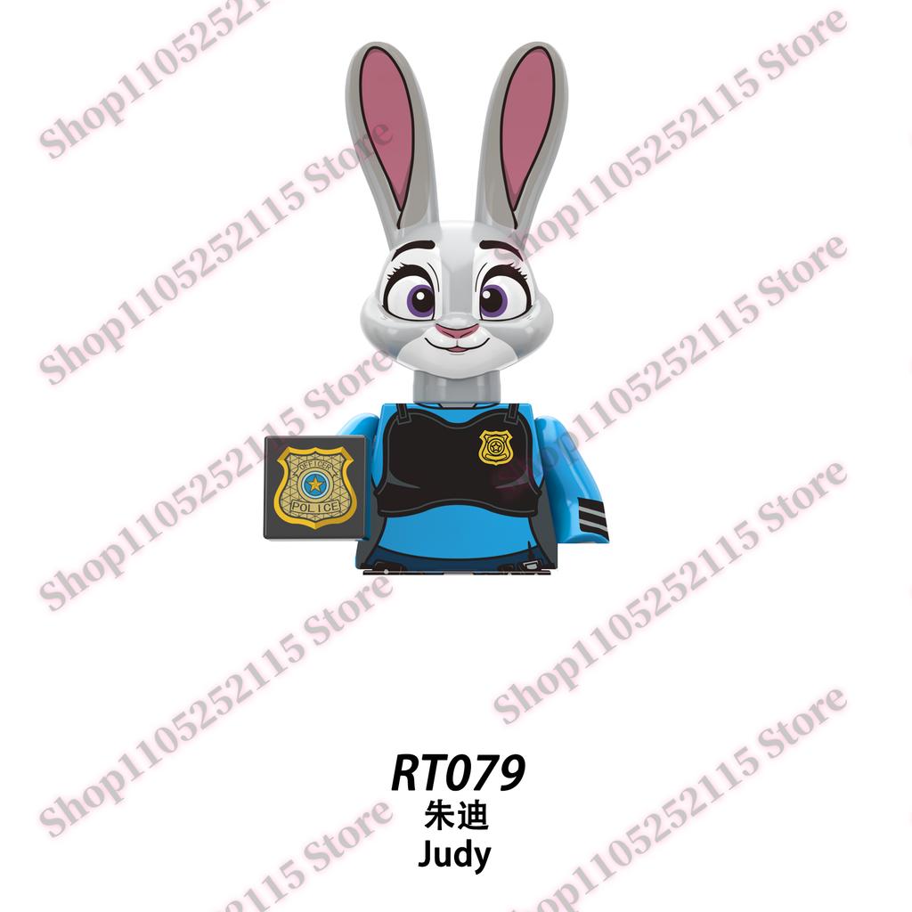 Disney building blocks Toy Zootopia Story Frozen Stitch Buzz Lightyear Kids MINI Brick set Doll toys collectible gift blocks