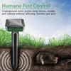 Solar Powered Pest Repeller 8 Pack Ultrasonic Mole Repellent Gopher Vole Snake Rodent Chaser Deterrent for Outdoor Lawn Garden Yards Pest Control
