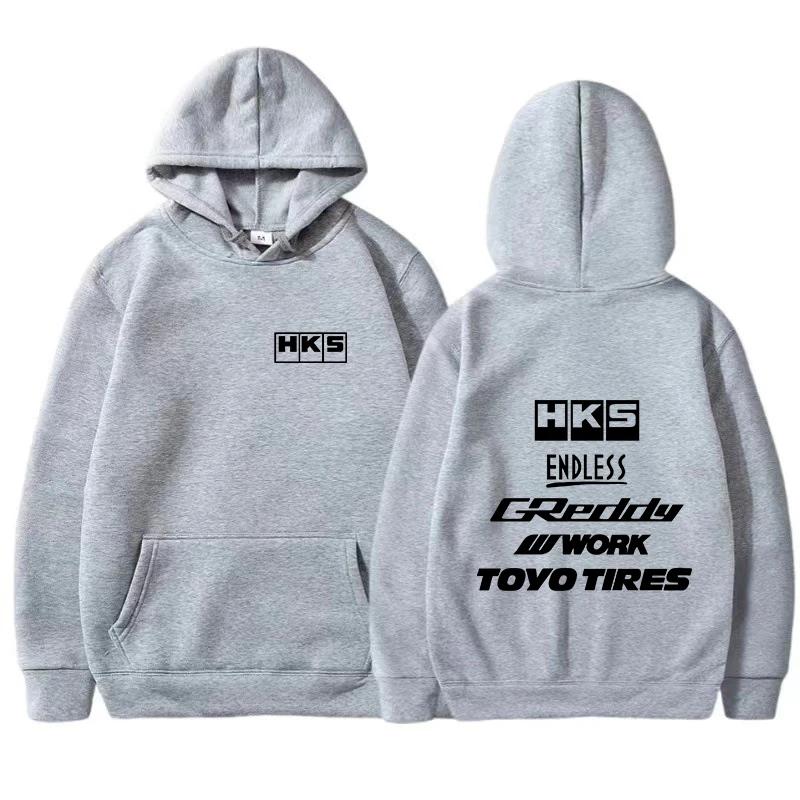 Nová pánská cool mikina Japonsko JDM Upravené auto HKS ENDLESS Mikina Pánská Dámská Vintage Ležérní Mikina Pánská Dlouhý Rukáv Pulovry