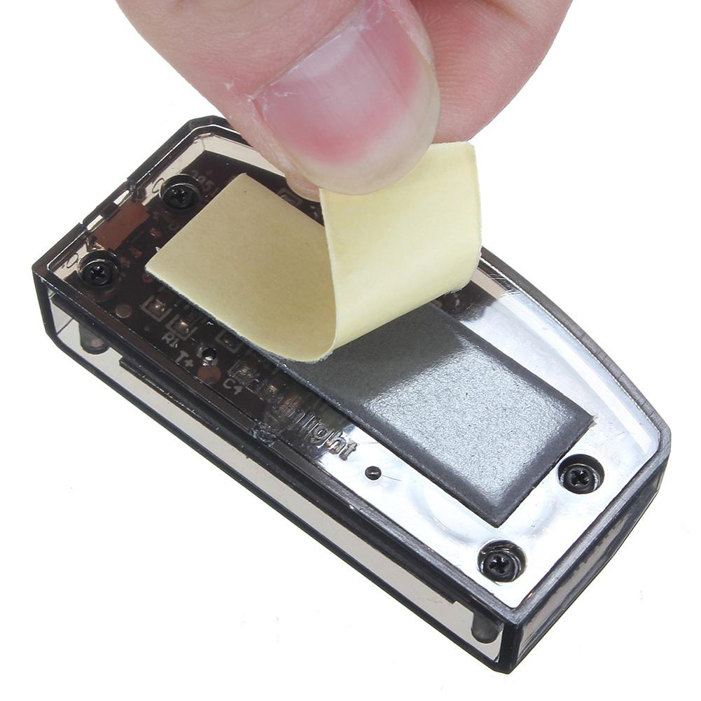1PC 6 Led Car Alarm Warning Light Solar Powered Car Anti-theft Warning Lights Simulated Dummy Led Car