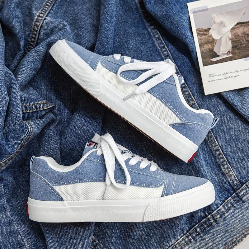 Canvas shoes men's and women's spring new men's shoes couple's sports and leisure shoes street shooting board shoes trendy shoes