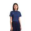 Li-Ning Solid Color Soft Comfortable Breathable Versatile Casual Short Sleeve Polo Shirt Women tops Deep-Blue APLV136-3