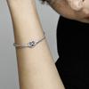 Pandora Moments Sparkling Infinity Heart Clasp Snake Chain Bracelet
