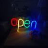 Panneau mural Néon LED 'Open' Moderne - Illuminez Votre Maison avec un Éclat Élégant