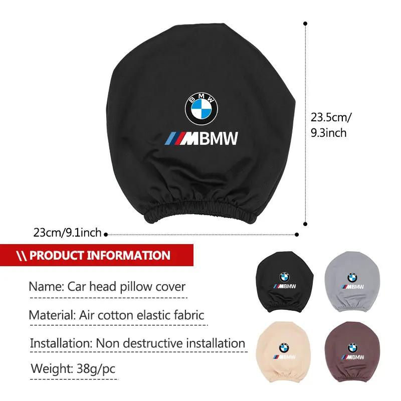 Autocollant de Voiture 2025 Siège Auto Chaud Appui-tête Oreiller de Nuque Housse de Protection Anti-poussière Pour BMW G30 G20 M3 M5 E91 E92 E93 E36 E70 X3 X4 X5