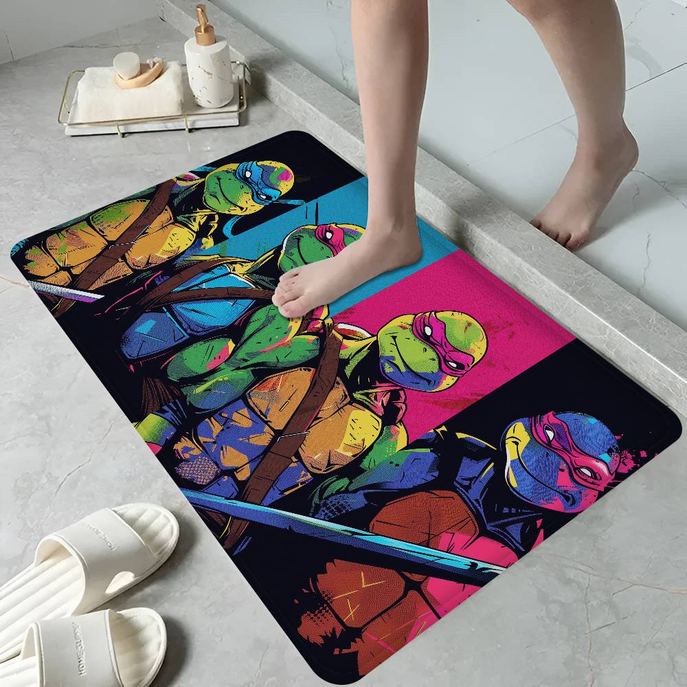 Classic N-Ninja Turtles Movie Door Mat Nordic Style Bedroom Living Room Doormat Home Balcony Anti-Slip Alfombra