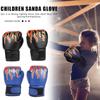 Breathable Kickboxing PU Leather Boxing Training Glove Sparring Glove Flame Gloves Boxing Gloves
