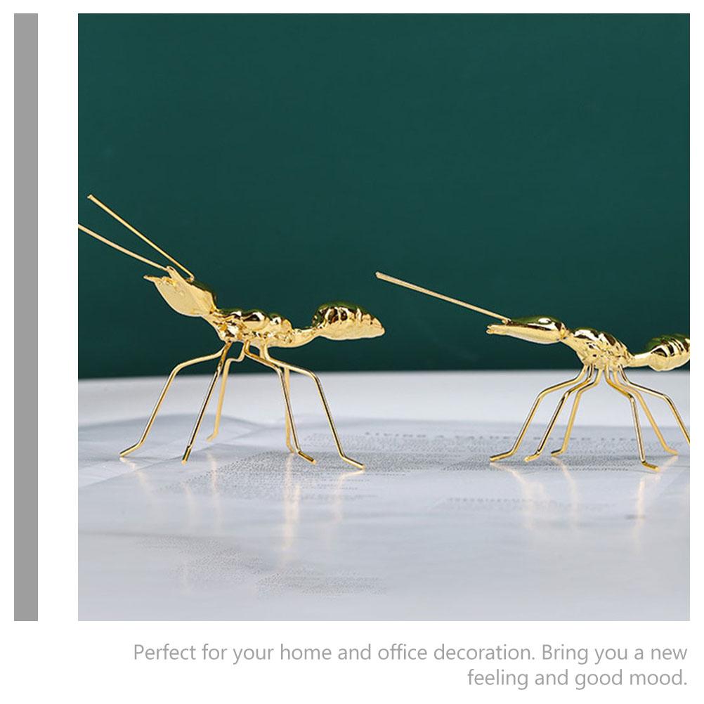 Little Ant Ornaments Book Shelf Decor Table Home Figurines Models Desktop Decoration Decorate