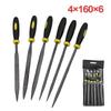 5x180mm 4x160mm 3x140mm Mini Wood Rasp - 6pcs Assorted Files Set Carpentry Filing Tool