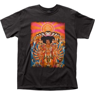 Jimi Hendrix Axis Bold As Love T-shirt Homme Musique Rock Classique Groupe Tee Noir