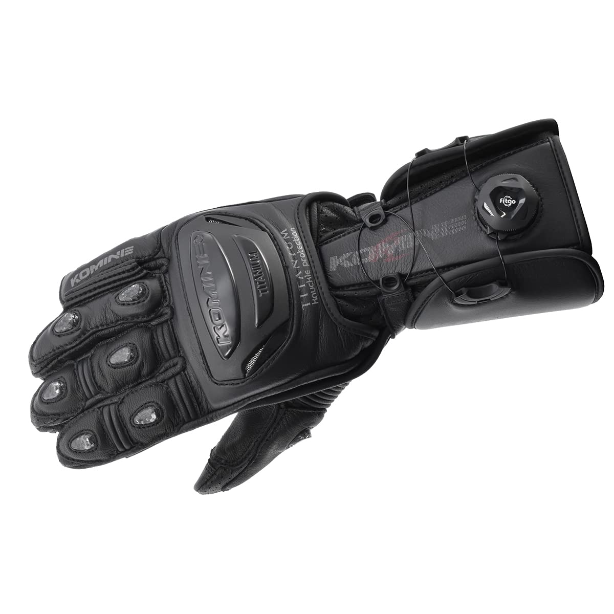 

Гоночные перчатки Dial Fit для мотоциклов, черные 3XL [Komine] GK-253 чёрный