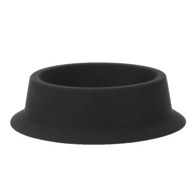 Bol de Afeitado de Silicona Hogar Salón de Peluquería Portátil para Espumar Jabón de Afeitar Crema (Negro)