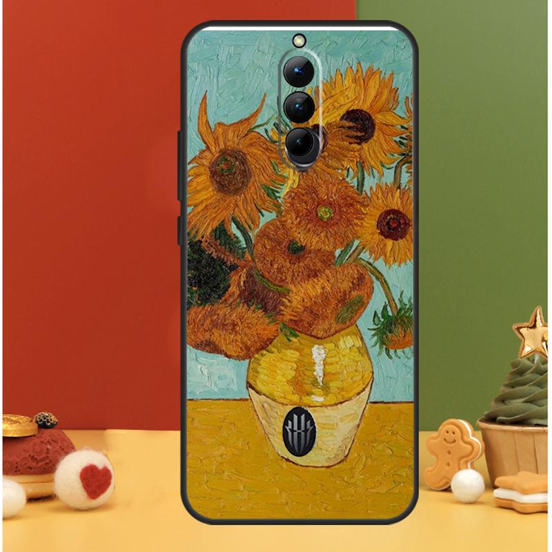 Van Gogh Art Oil Painting Case For ZTE Red Magic 9 8 8S Pro Plus Nubia Red Magic 6S 7S 6 7 Pro 6R 5S 5G Phone Cover