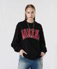 SLOW RECORD HOUSE Moment Sweatshirt_Black/Red