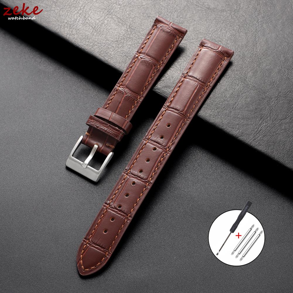 

Премиальный ремешок для часов из натуральной кожи 18 мм, мужской и женский, сменный повседневный ремешок с застежкой-бабочкой, аксессуар-браслет для часов 18mm