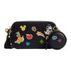 Disney Joint Model Charter 19 Sticker Cute Print Leather Shoulder Crossbody Bag Small Women's Black