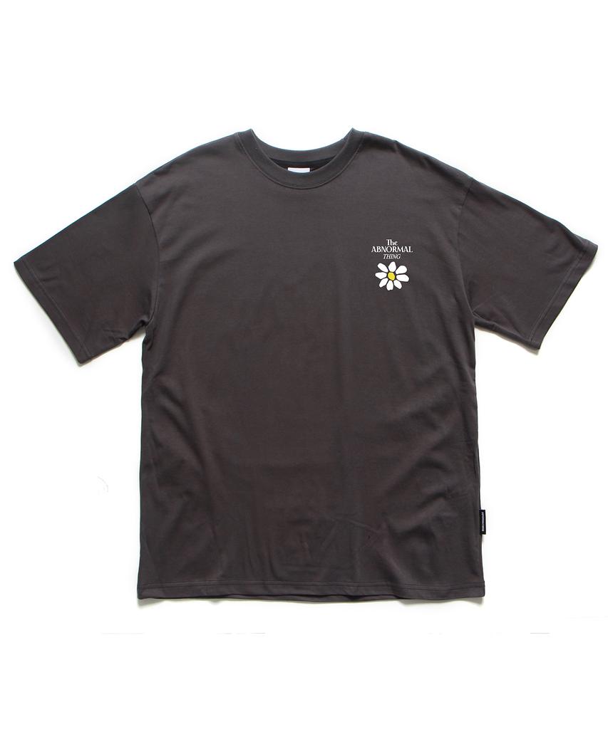 ABNORMALTHING Flower Oversized T-Shirt White