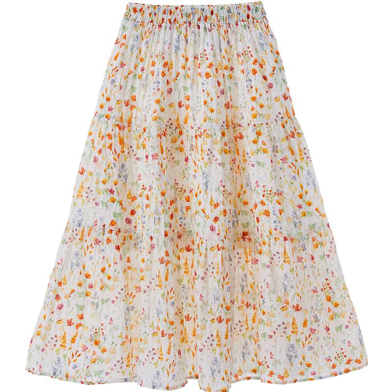 BETU Women s Floral Midi Skirt S