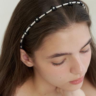 GETMEBLING Bandeau Fleur Perle