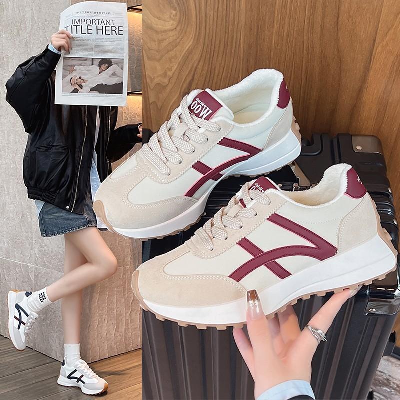 Forrest Gump shoes women's 2025 spring new thick-soled heightening dad shoes waffle small waist casual shoes versatile German training shoes