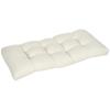 Cushion for 2-Seater Bench for Interior and Exterior with 8 Stitches for Chairs Sofas 110x48x8 Cm Cream
