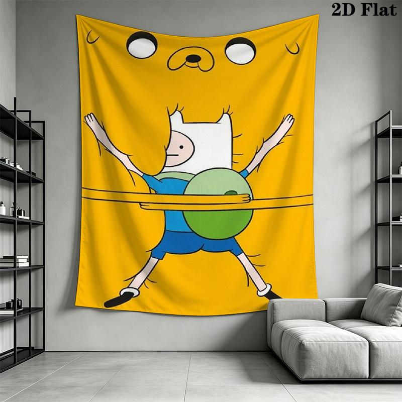 Adventure Time Pattern Home Decor Tapestry, Wall Hanging, Decorative RV Wall Cloth.MGT0918427