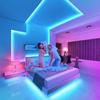5 metrů vodotěsných LED světelných řetězů s 300 barevnými 5050 RGB LED a Bluetooth ovladačem