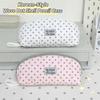 Polka Dot Print Pencil Case Shell Shape Stationery Storage Bag Kawaii Pencil Pouch  Studnets