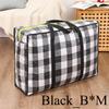 1/2pcs Heavy Duty Storage Bags with Zipper - Waterproof Foldable Moving Bags for Clothes, Blankets, Seasonal Decor