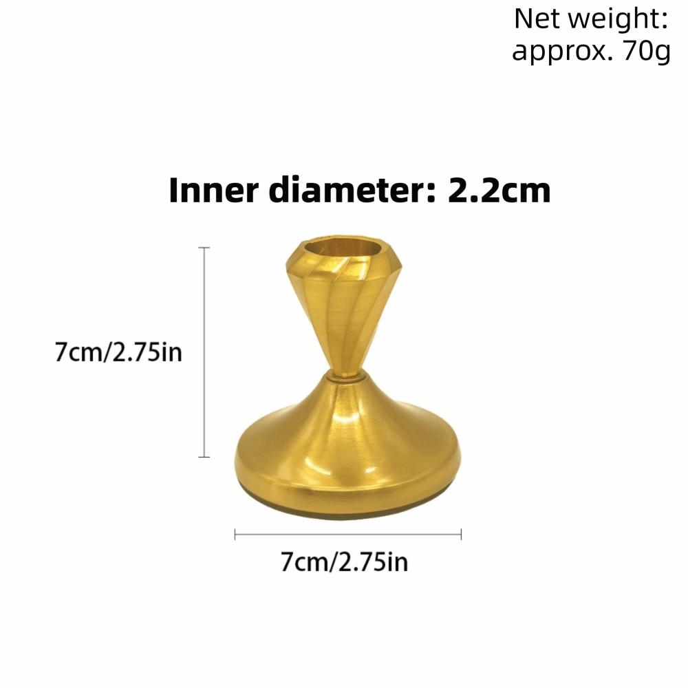 2PCS Vintage Style Candlestick Holders Metal Construction Durable Candle Stick Holders Decorative Short Candle Holders