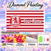 Middlesbrough 5D DIY Diamond Painting Custom Name Text, Full Drill Rhinestone Mosaic Art Home Gift