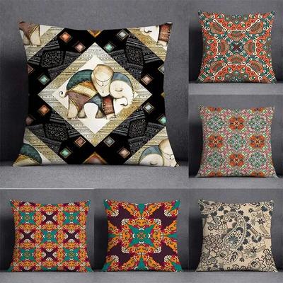 Mandala Retro Muster Hause Dekoration Kissenbezug Platz Büro Kissen Abdeckung