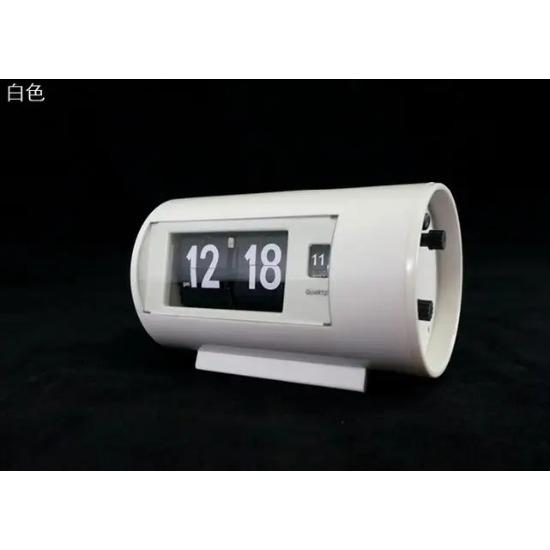 Retro Table Clock Auto Flip Clock 12 Hours AM/ PM Format Display Timepiece Desk Clock Flip Page Turning  Clocks