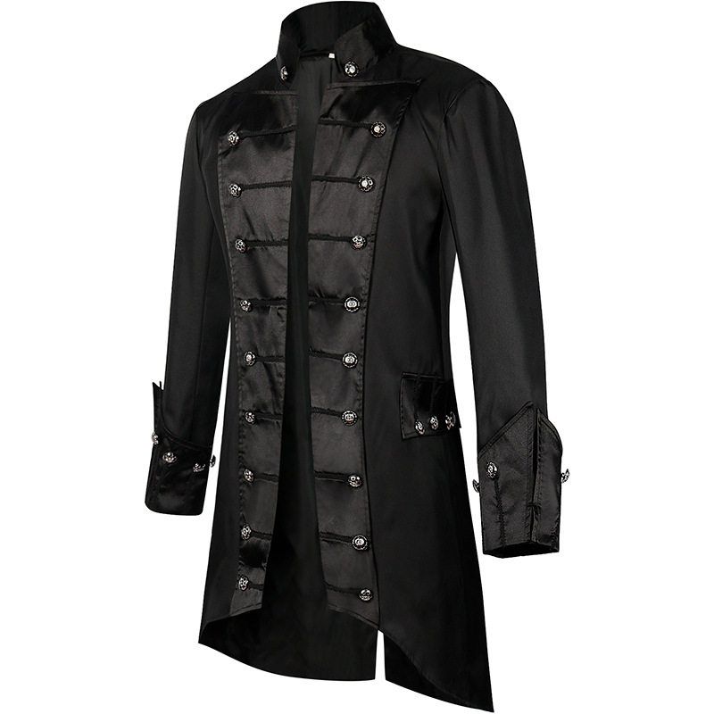 2023 Cross-Border New Model Wish Amazon New Product Gothic Autumn and Winter European and American Halloween Cos Clothing Jacket for Men
