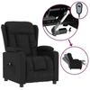 VidaXL Fauteuil inclinable électrique Noir Similicuir 3098801
