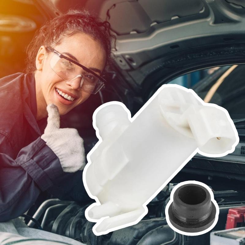 Direct Replacement Windshield Washer Pump 8cm Length 28920-AR000 Fit Vehicle Note E11 Models Stable Cleaning Performances