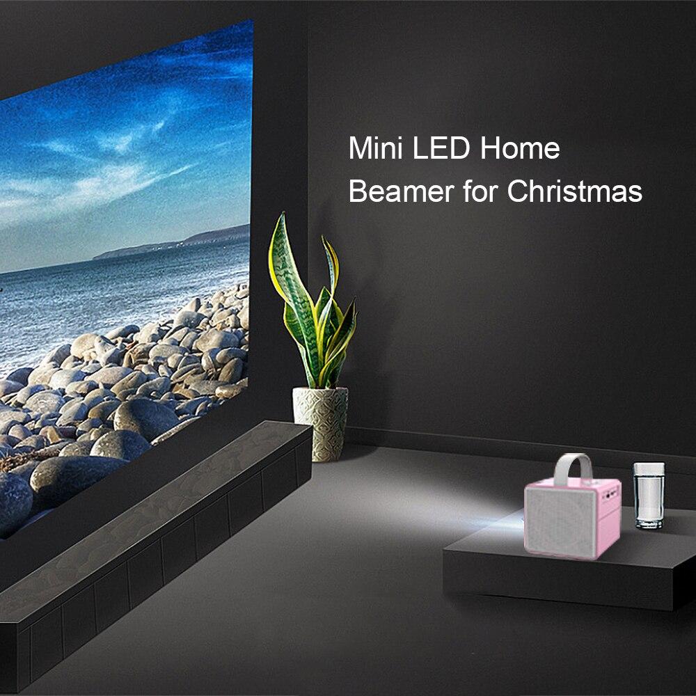 J10 Mini projecteur PK Q2 enfants portable HDMI compatible projecteur éducation Mini LED Home Beamer pour cadeau de Noël