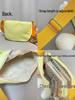 Korean-Style Cute Cartoon Cheese Crossbody Bag for Women and Students - Soft Girl Dumpling Shoulder Bag