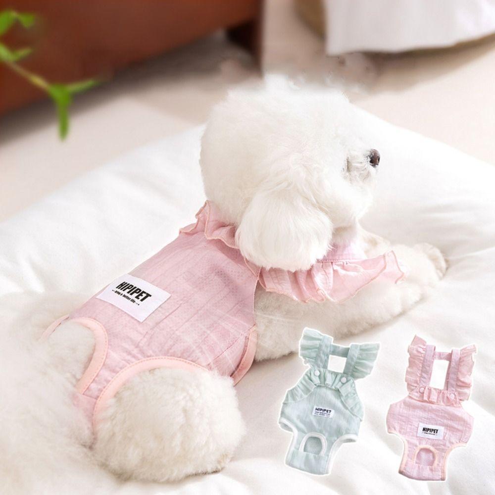 Thin Pet Dog Diapers Solid Color Summer Pet Pants Fashion Dog Physiology Pants  Anti Harassment