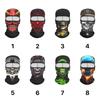 Skull Print Balaclava Face Mask, Ice Silk Cooling Breathable Sun Protection Full Face Cover for Cycling Running Hiking Outdoor Sports