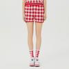 MARTINE GOLF Check Jacquard Knit Shorts_Red